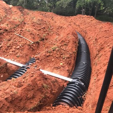 Drainfield Installation & Repair job site photo