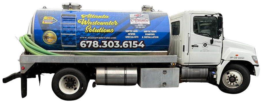 Atlanta Wastewater Solutions septic tank pumping truck